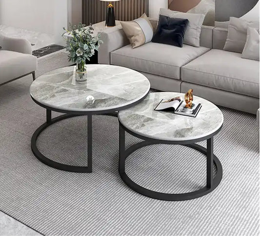 Sintered stone coffee table